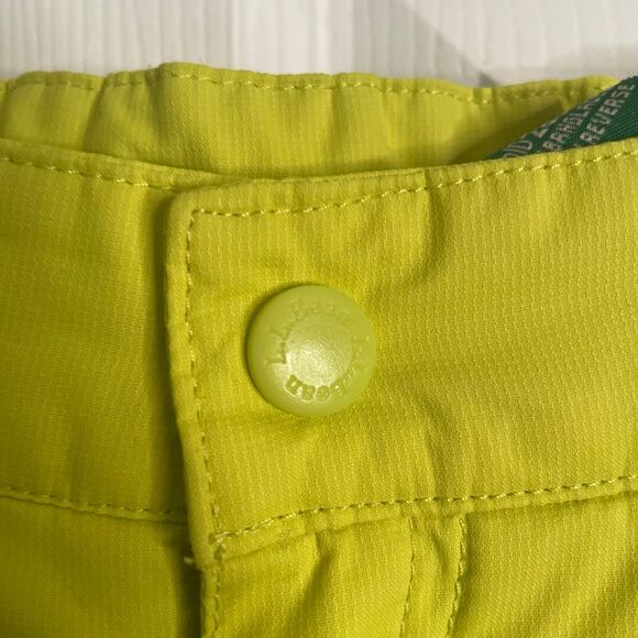 L.L. Bean Kids Cold Buster Snow Pants 12 Neon Lime Thinsulate Winter Warm School - Picture 10 of 11